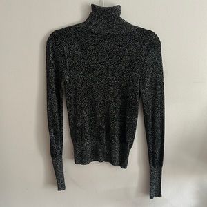 Zara Knit Sparkle Turtleneck Size Small